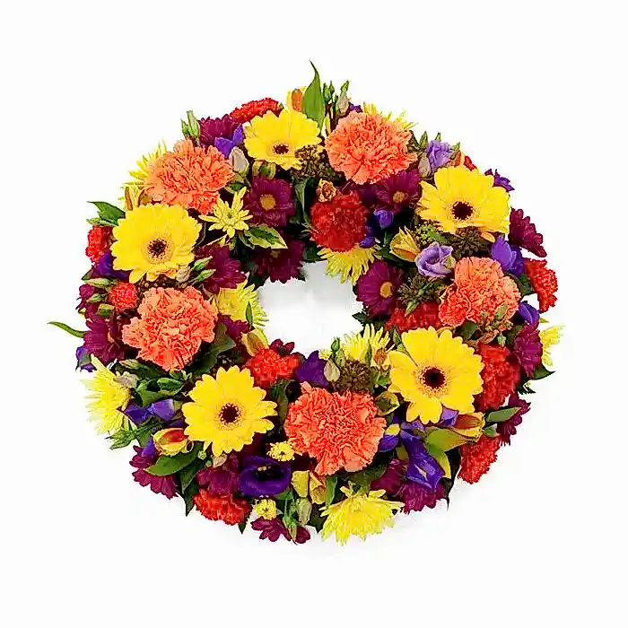 Bright and Vibrant Wreath