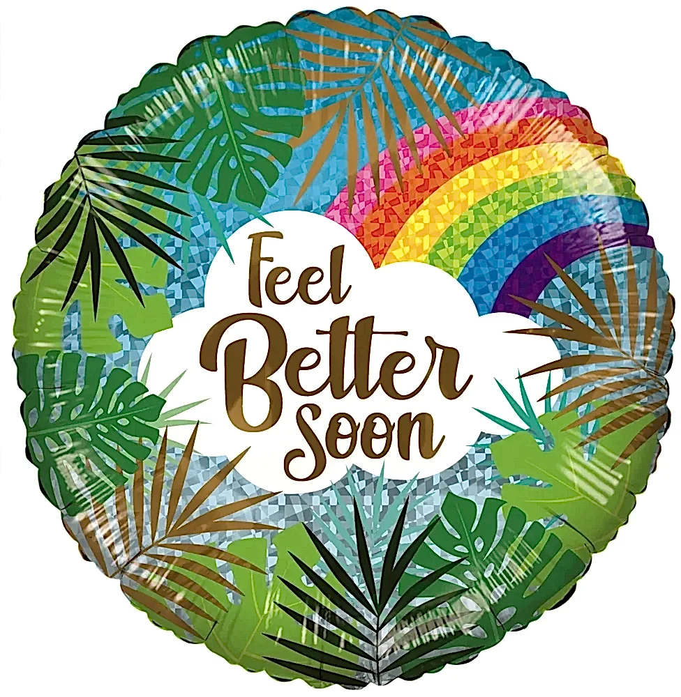 Get Well Balloon (18inch)  Flowers &amp; Plants Co