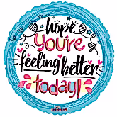 Get Well Balloon (18inch)  Flowers & Plants Co