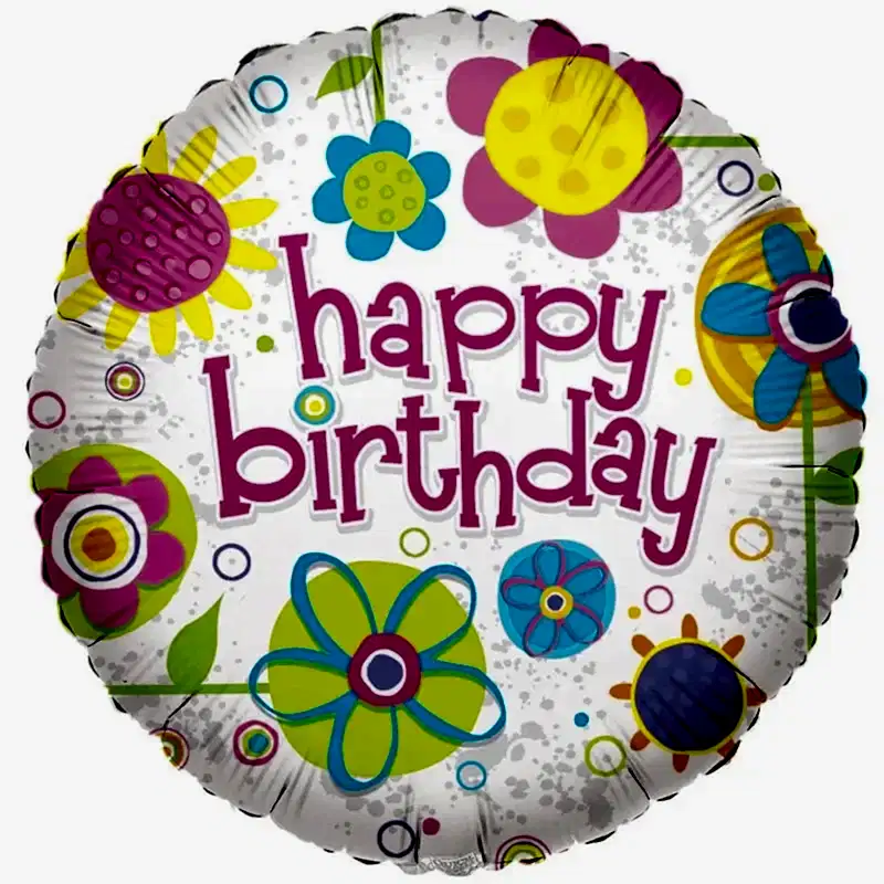 Happy Birthday Balloon (18inch)  Flowers &amp; Plants Co