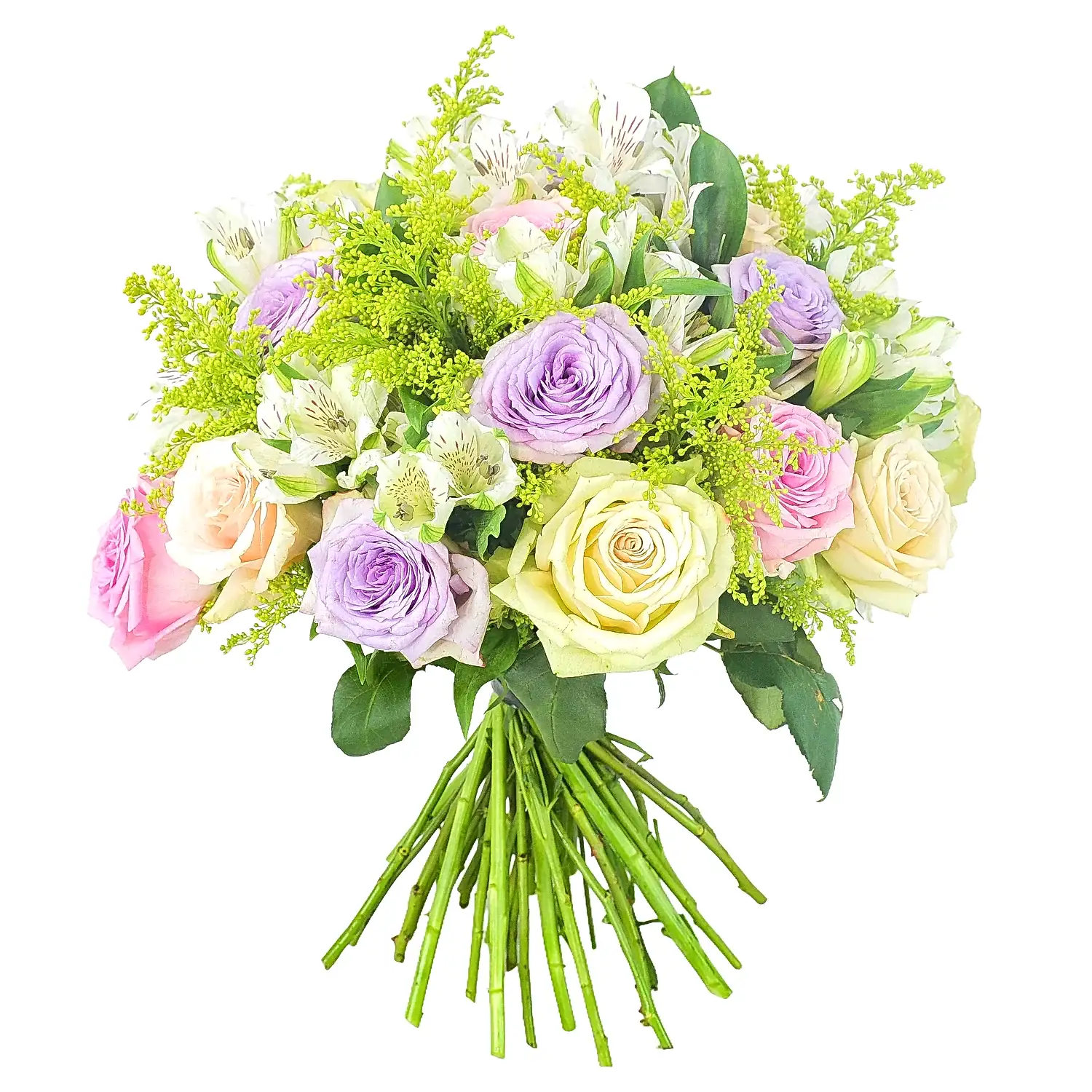 pastel passion floral arrangement